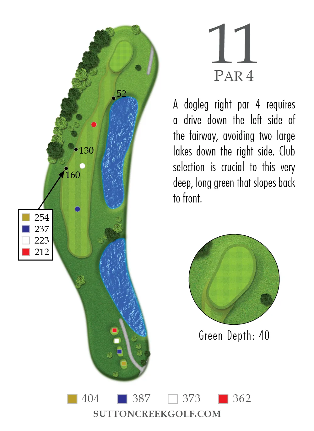 Sutton Creek Golf Hole 11