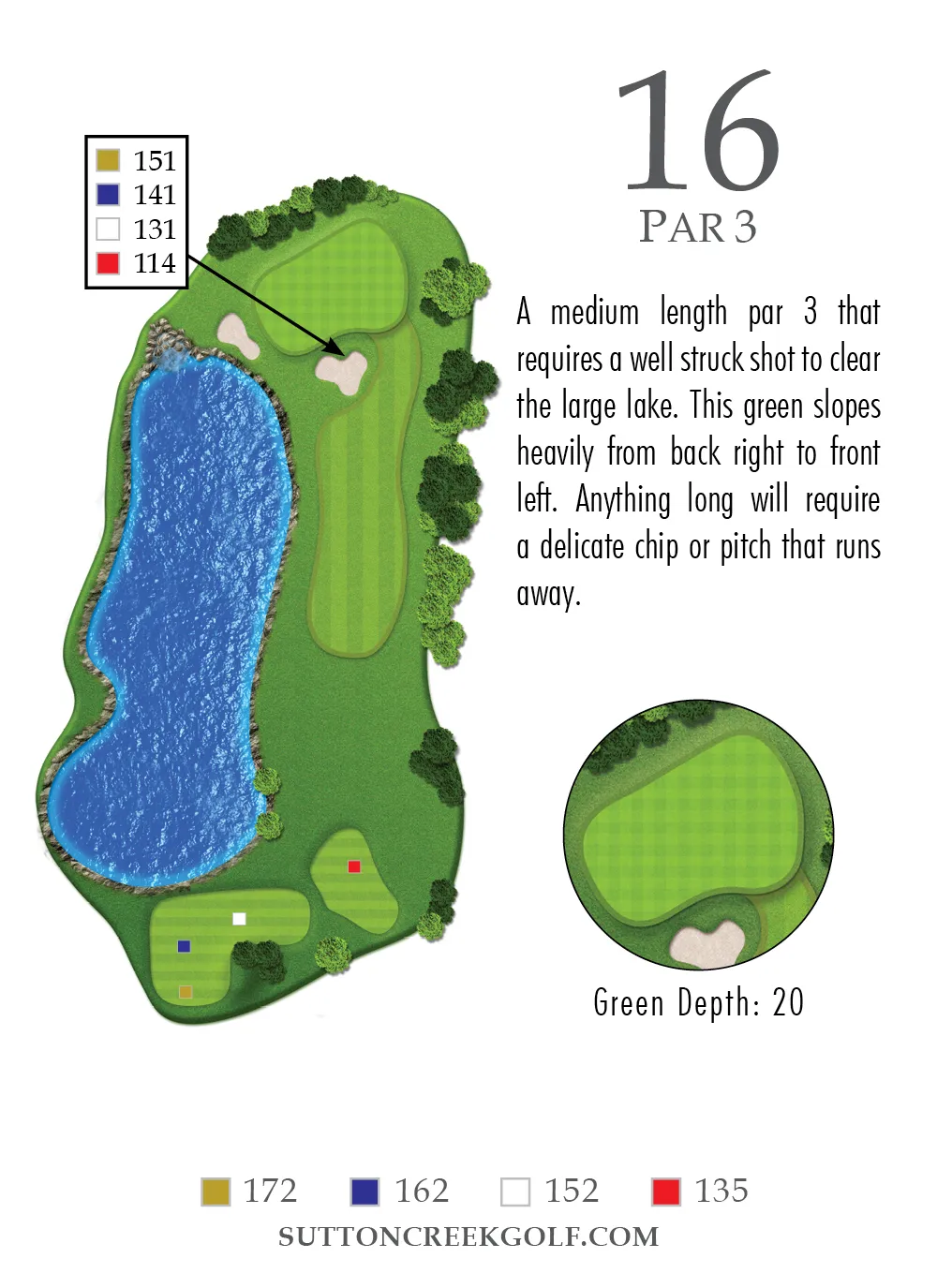 Sutton Creek Golf Hole 16
