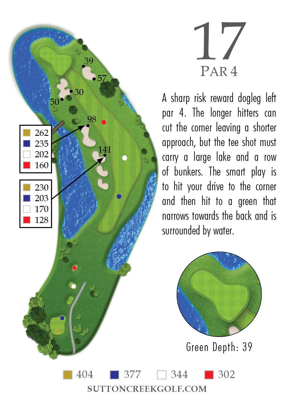 Sutton Creek Golf Hole 17